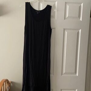 Attention Black Sleeveless Maxi Dress